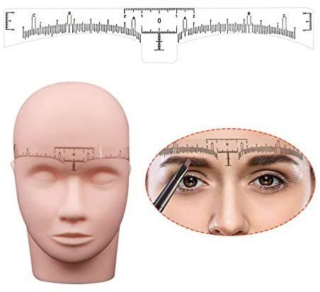 EYEBROW ADHESIVE RULER