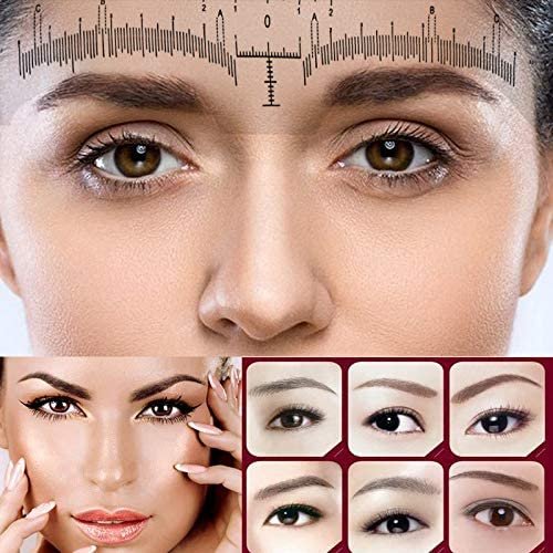 EYEBROW ADHESIVE RULER