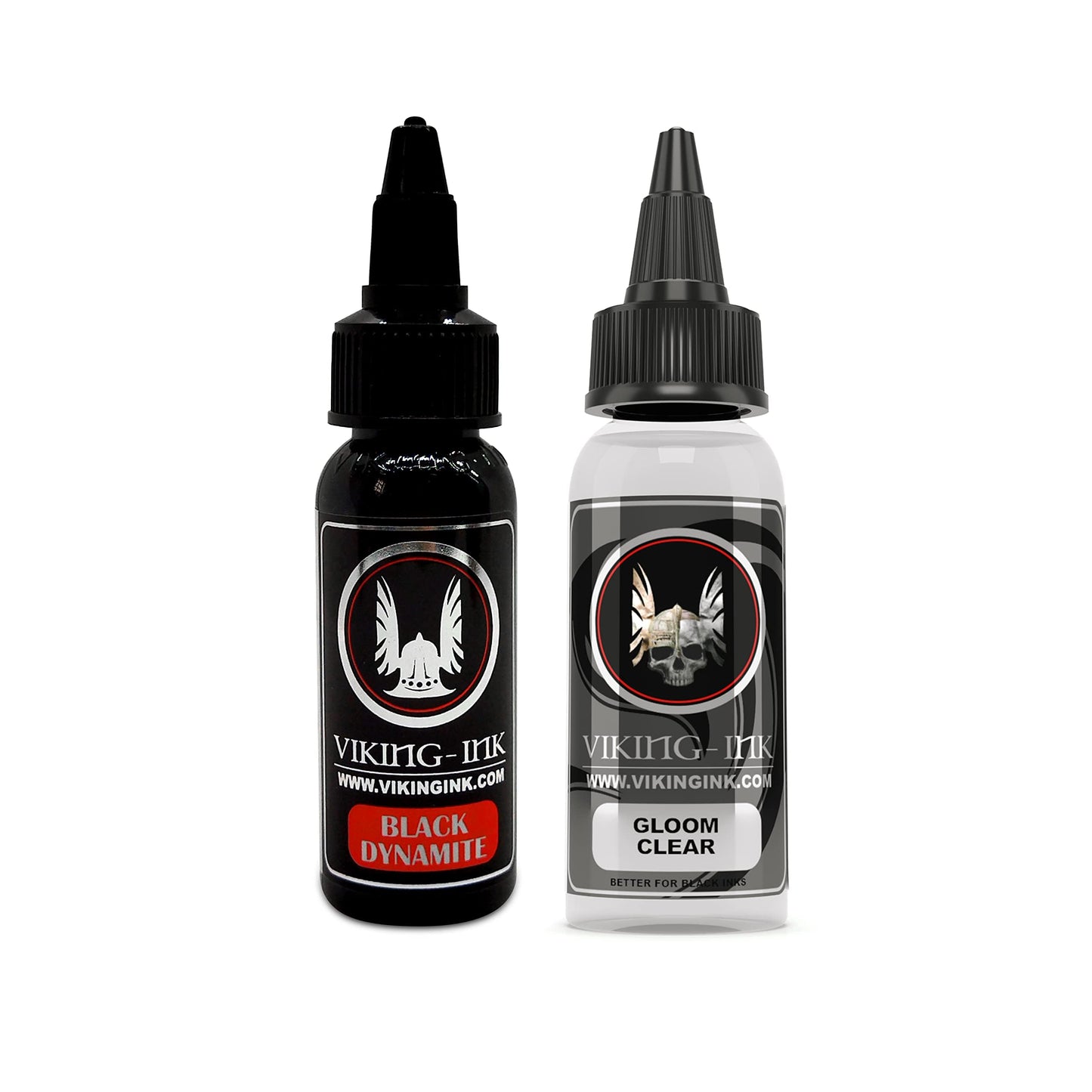 COMBO BLACK DYNAMITE & GLOOM CLEAR 4OZ Y 8 OZ