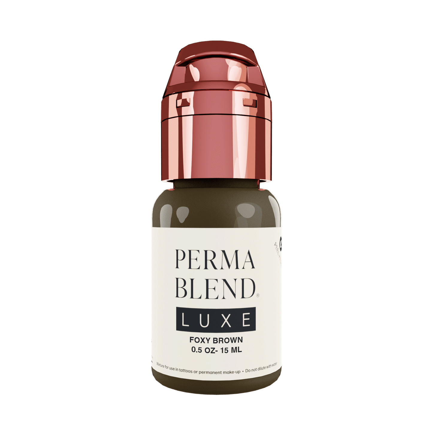 Imagen de alta calidad de PERMABLEND LUXE FOXY BROWN (15 ml) en Viking Tattoo Shop, ideal para tatuadores exigentes.