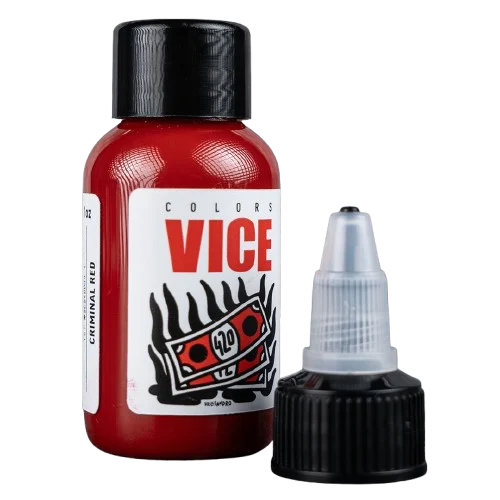 Tinta para Tatuajes Vice Colors - Criminal Red 1 oz