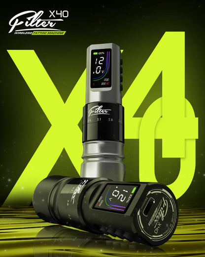 Filter X40 Máquina Inalámbrica de Tatuaje