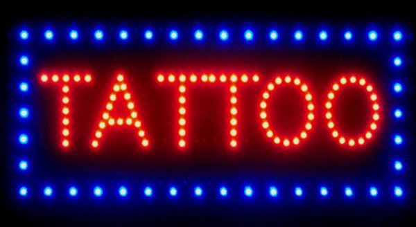 Imagen de alta calidad de TATTOO leds neon. GRANDE. en Viking Tattoo Shop, ideal para tatuadores exigentes.