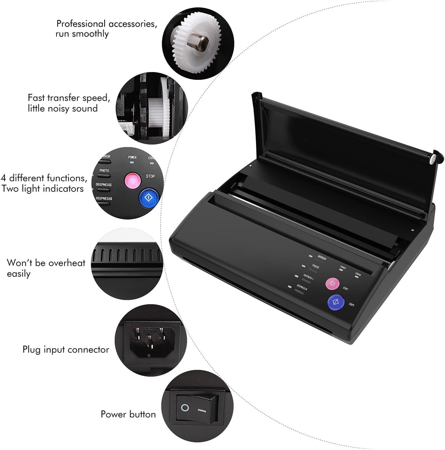 Thermocopier - Tattoo Transfer Machine