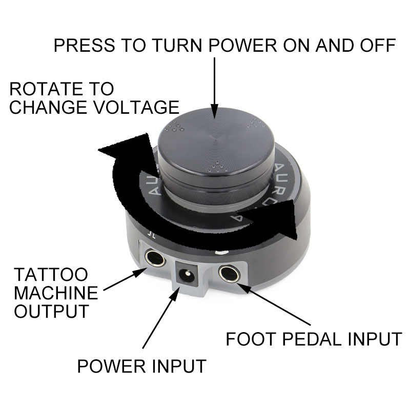 Aurora Tattoo Power Supply 