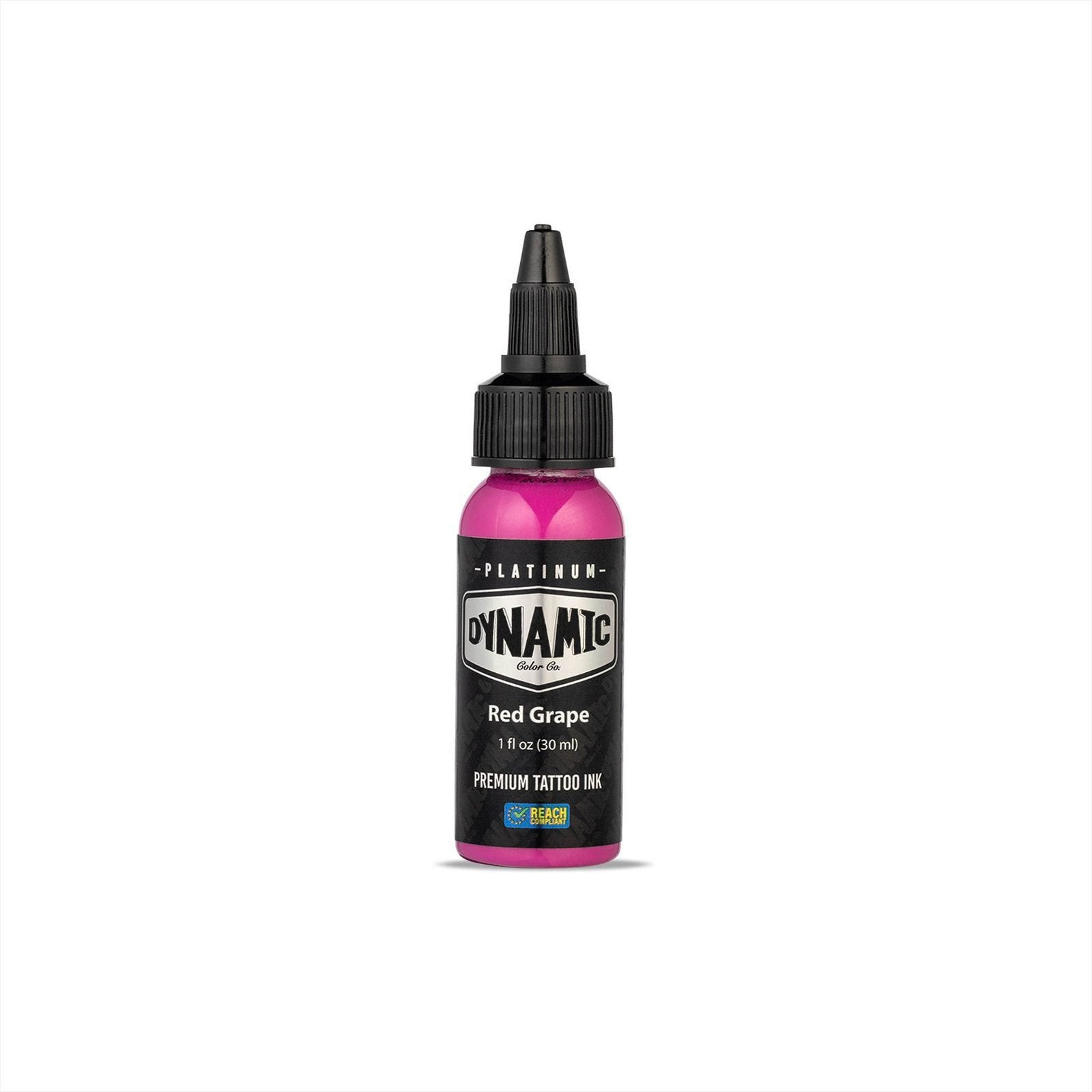 Foto de Tinta Dynamic Platinum Red Grape 30 ml en Viking Tattoo Shop, el mejor equipamiento para tatuajes.