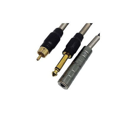 Cable RCA doble salida con interruptor