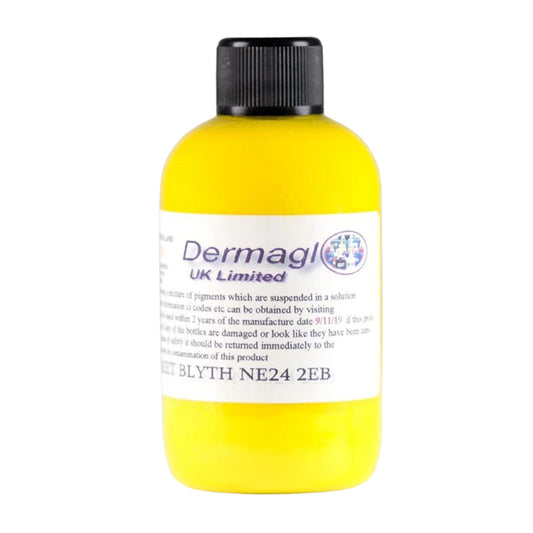 Dermaglo Tinta Canary Yellow 50 ml – Alta Calidad para Tatuajes