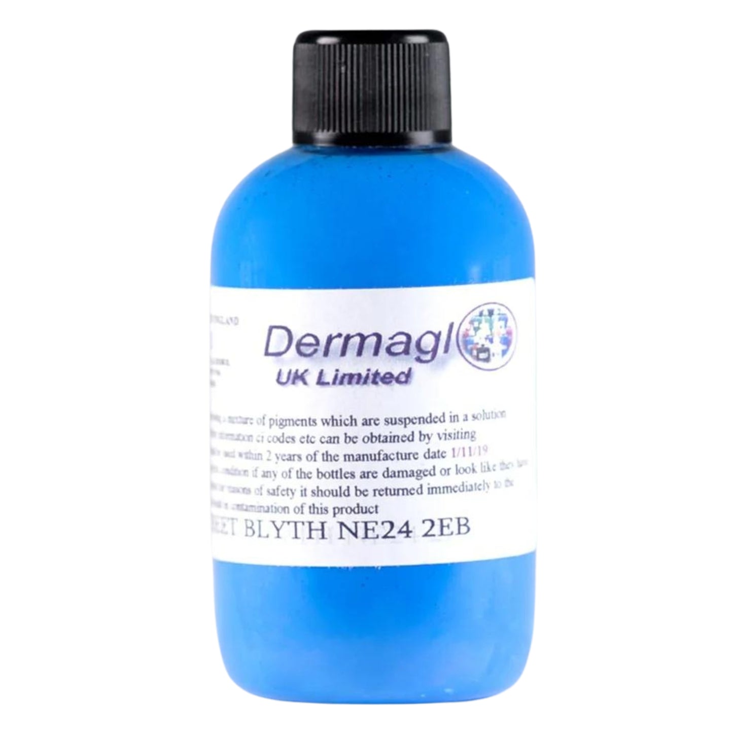 Dermaglo Tinta Light Blue 50 ml – Alta Calidad para Tatuajes