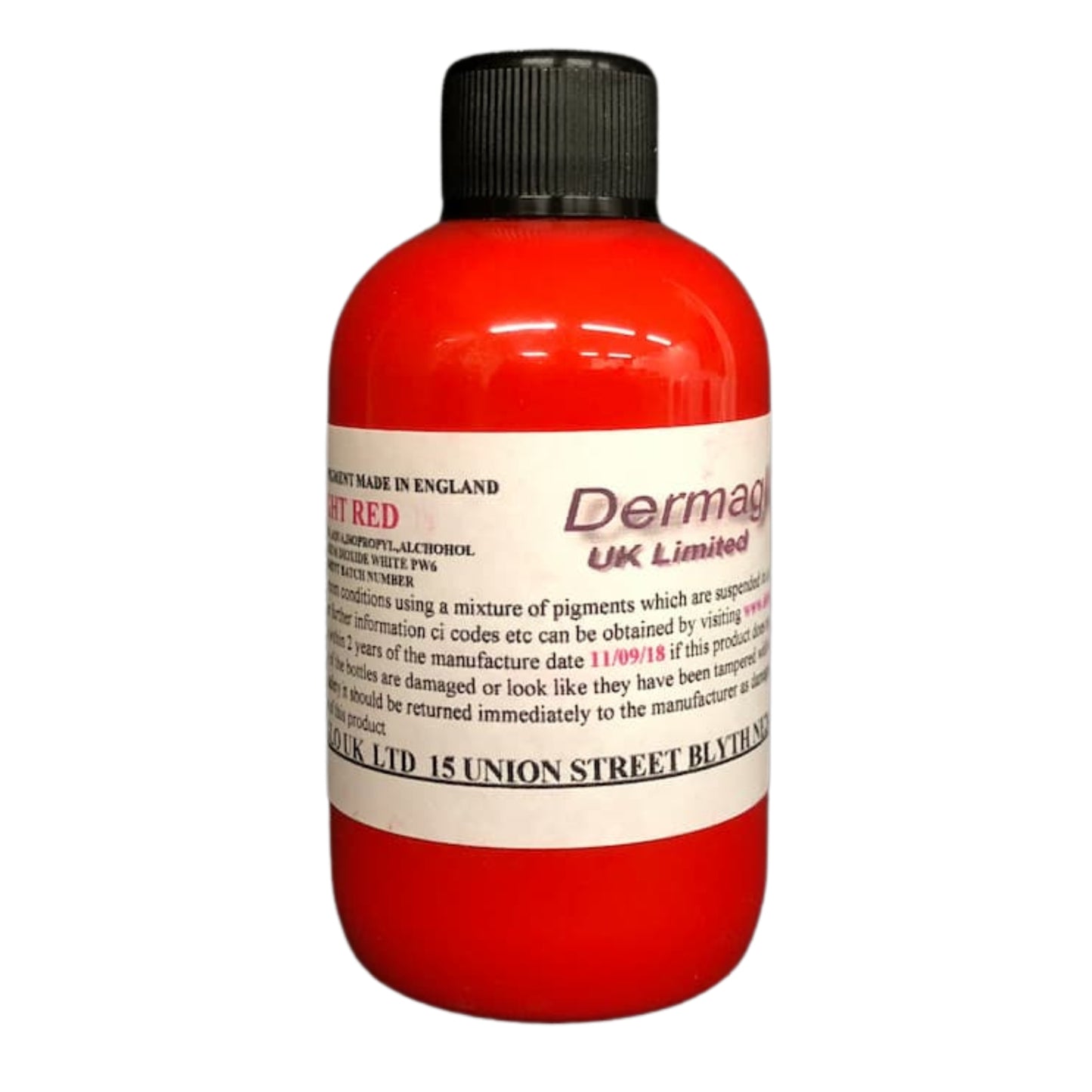 Dermaglo Tinta True Love Red 50 ml – Alta Calidad para Tatuajes