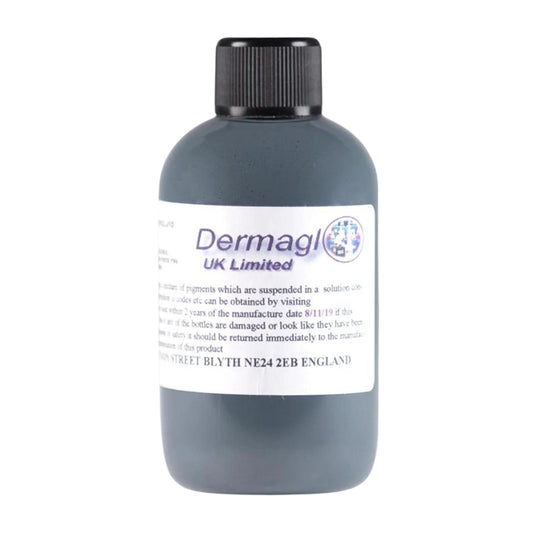 Dermaglo Tinta Blue Grey 50 ml – Alta Calidad para Tatuajes