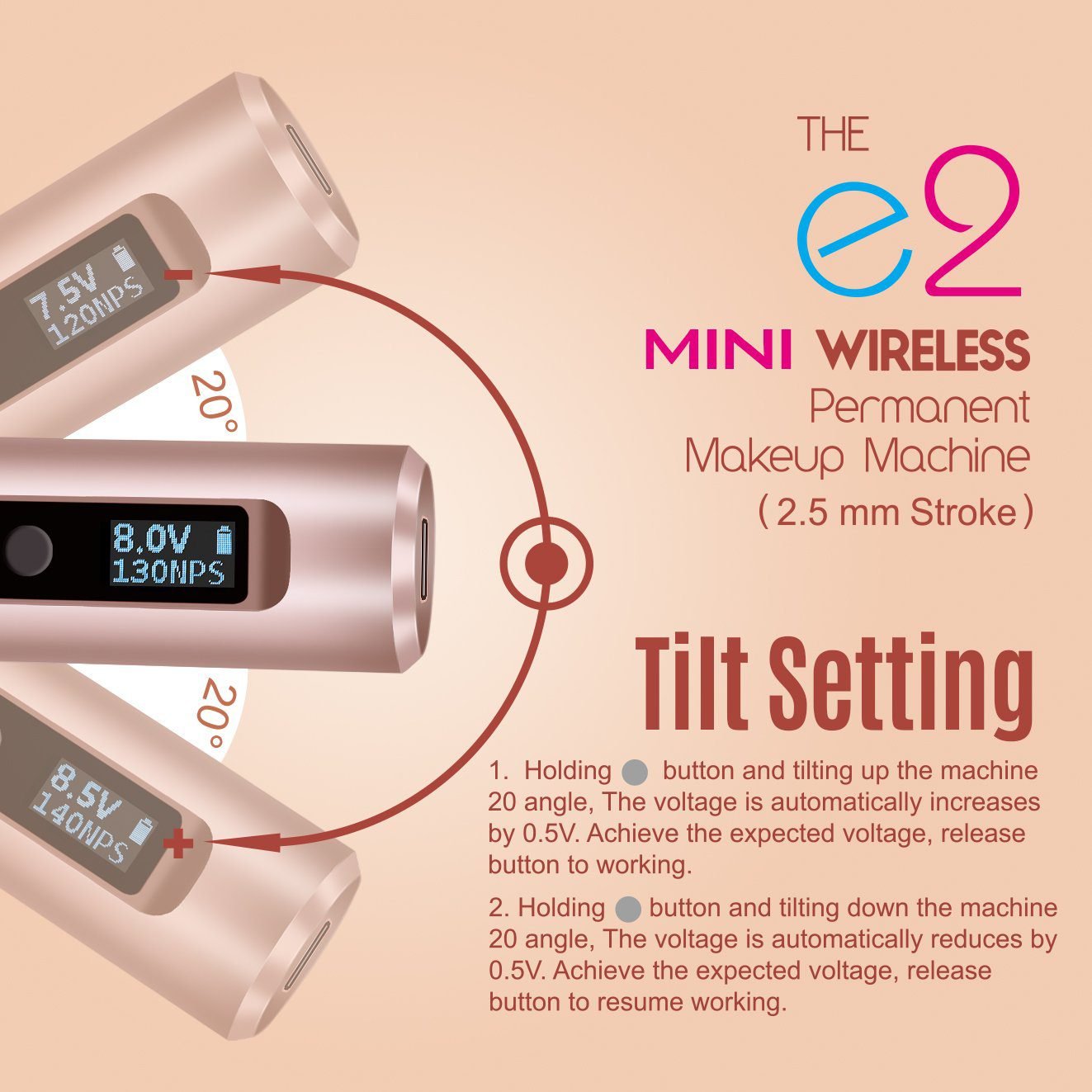 SOULNOVA E2 MINI WIRELESS - MICROPIGMENTATION