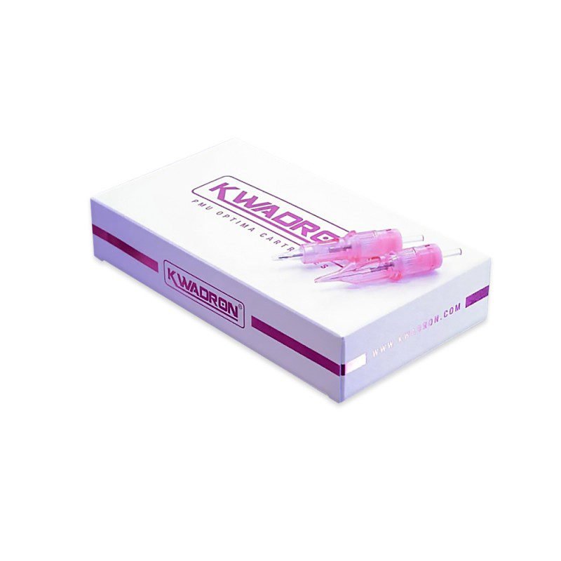 Visualiza Cartuchos Micro Línea Kwadron 18/1 RLLT (20ud.) en Viking Tattoo Shop, herramienta esencial para tatuadores profesionales.