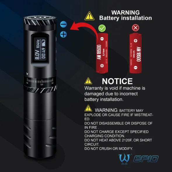 ROTARY AVA EP10 ADJUSTABLE STROKE WIRELESS PEN