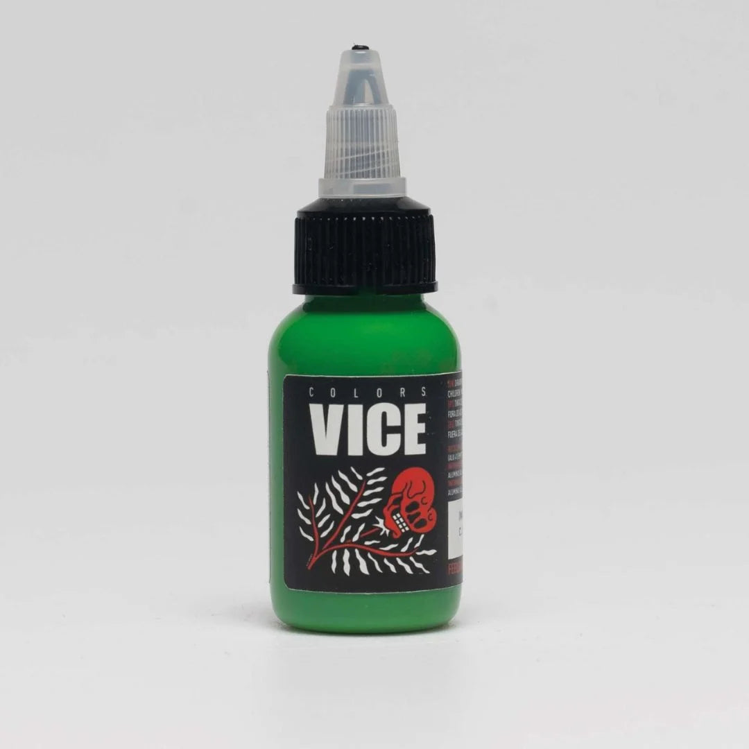 Tinta para Tatuajes Vice Colors - GREEN HULK 1 oz